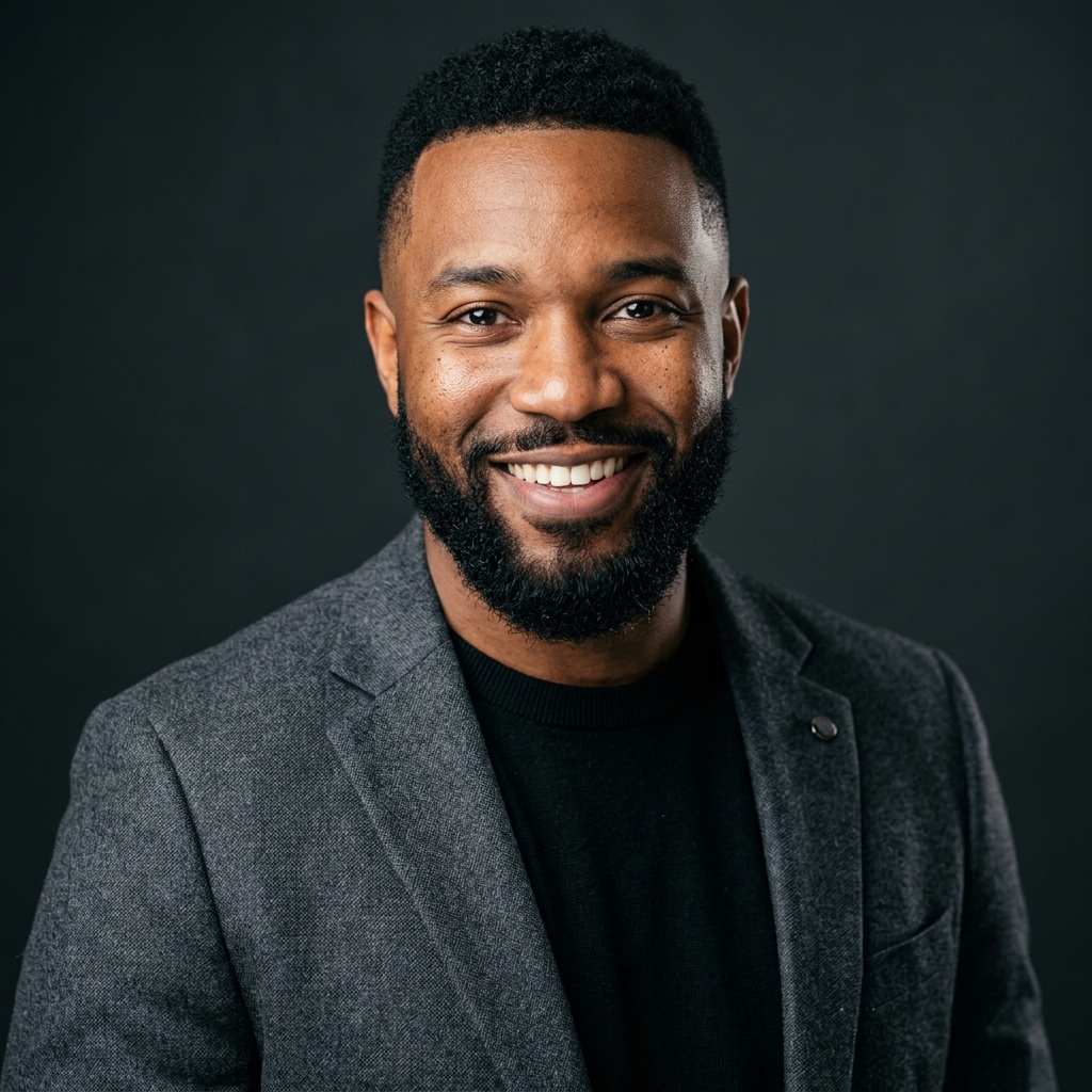 Portrait of Mr. Marcus Tyler, Director of Percussion Studies