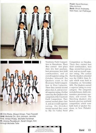 Vintage 1994 Lincolnview High School Marching Band